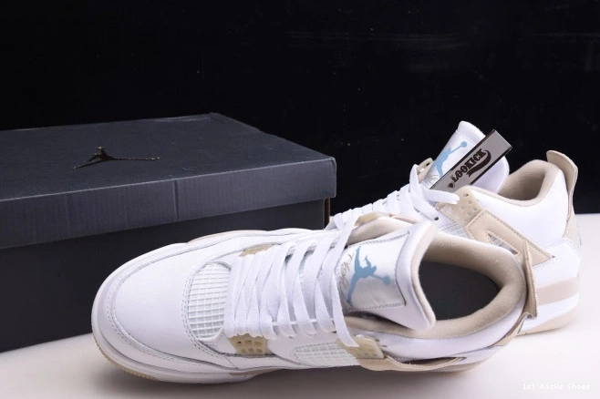 1st Kicks Shoes HighQuality Jordan Retro 1042 4 487724- Sand 2017 1113